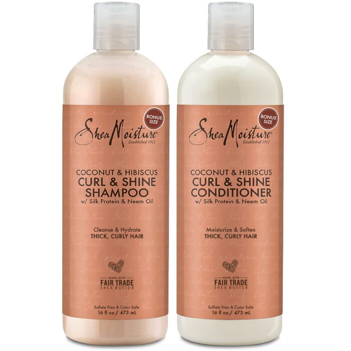 Shea Moisture Shampoo and Conditioner Set, SkinDeepr