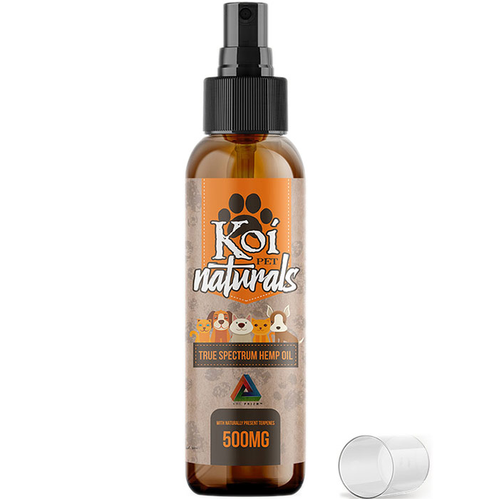 Full Spectrum CBD Oil Spray 500 mg for Pets, 60 ml, Koi CBD